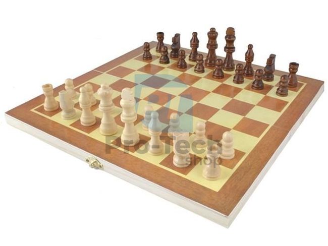 Fa sakk-készlet 28x28cm 74169