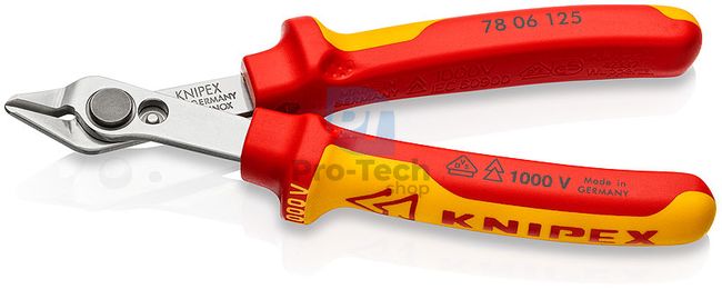 Electronic Super Knips® fogó, szigetelt 125mm KNIPEX 16042