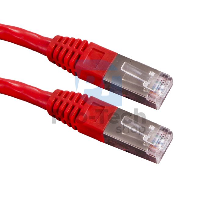 Kábel FTP Cat. 6 Patchcord RJ45, 0,25m, piros 72485