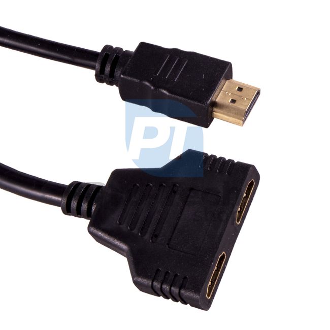 HDMI - 2HDMI kábel splitter 0,3m 72360