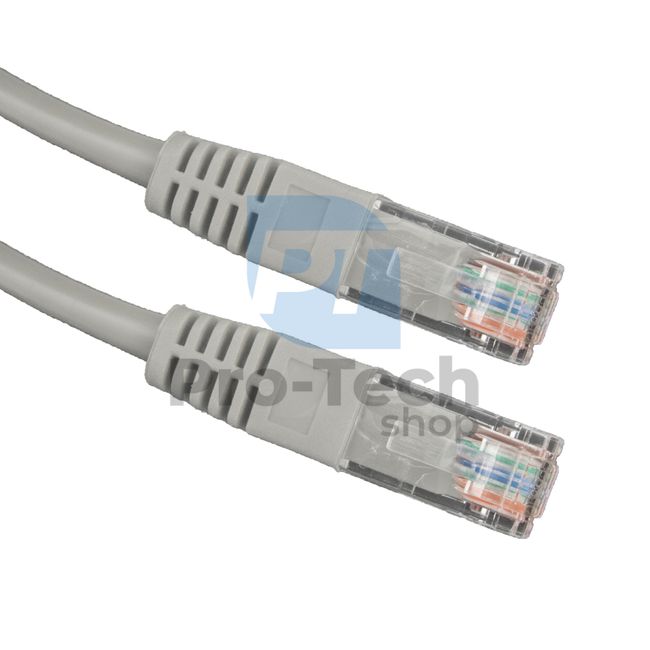 Kábel UTP Cat. 6 Patchcord RJ45, 0,5m, szürke 72476