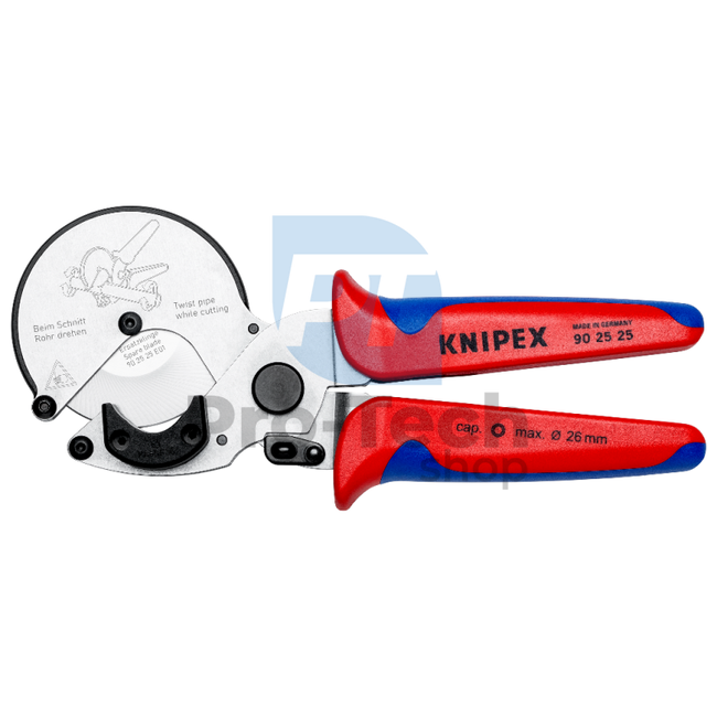 Csővágó műanyag és kompozit csövekhez KNIPEX 60037