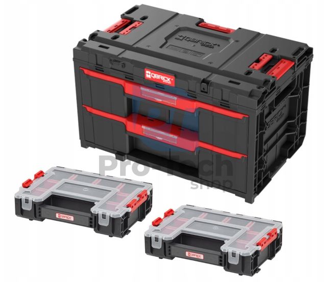 Készlet: Toolbox QS ONE Drawer 2 Toolbox 2.0 + 2x QR Organizer 300 60080