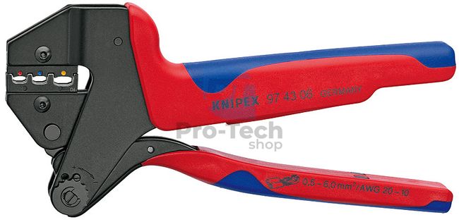 Krimpelő-rendszerfogó 200 mm multikomponensű nyéllel KNIPEX 08607