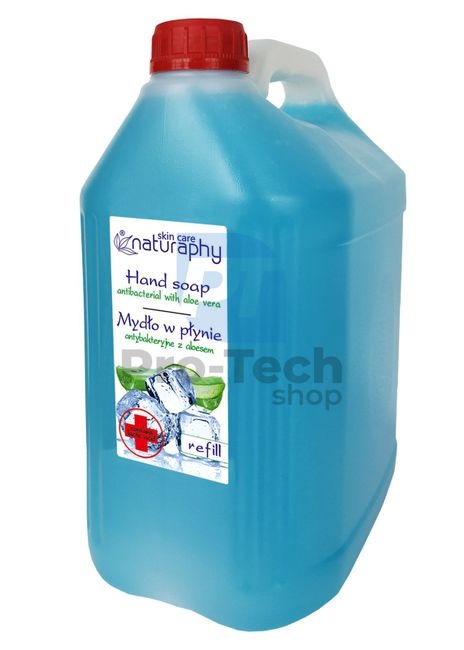 Folyékony szappan antibakteriális aloe vera Naturaphy 5000ml 30337